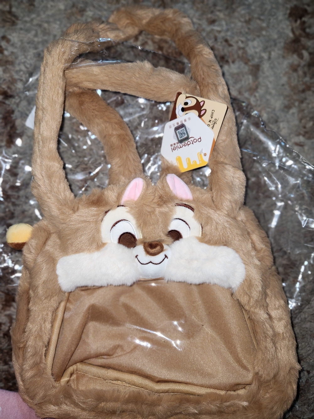 Tote Bag Chip N Dale Clear Front